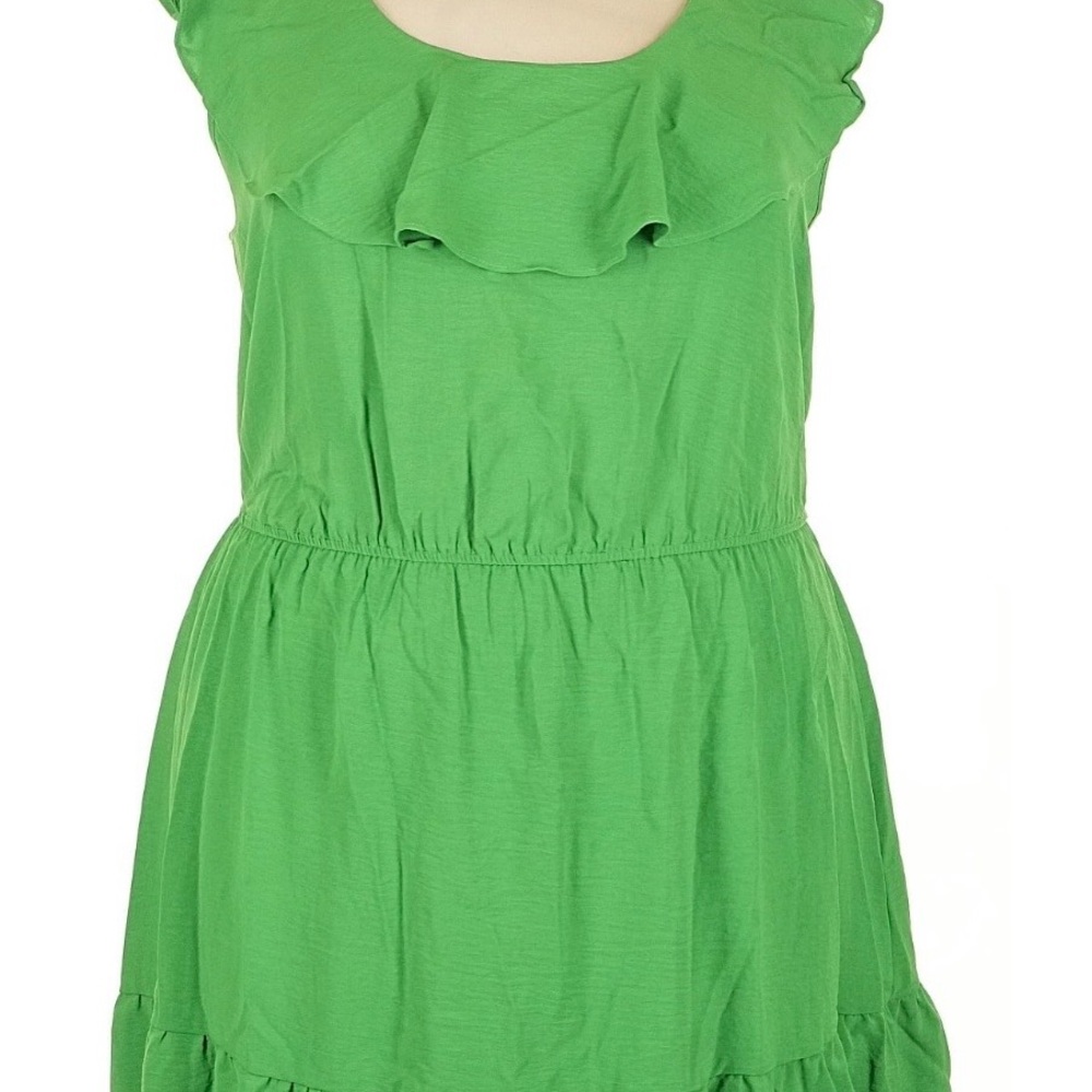ANDREE BY UNIT Green Ruffle Casual Dress